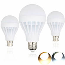 Bombillas LED de globo E27, lámpara Base de bayoneta con tornillo B22, 12W, 9W, 7W, 5W, 3W, 110V, 220V, Bombilla de bola blanca fría y cálida Ultra brillante para el hogar 2024 - compra barato