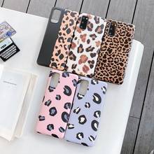 UYFRATE Ultra Slim Thin Matte Leopard Print Phone Case For Samsung Galxy S20 S20 Ultra Note 10 Plus S10 S9 Soft TPU Back Cover 2024 - buy cheap