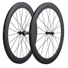 Juego de ruedas de carbono para bicicleta de carretera, set de cojinete de cerámica en forma de U, superligero, 60mm, 25mm, Powerway R36 2024 - compra barato