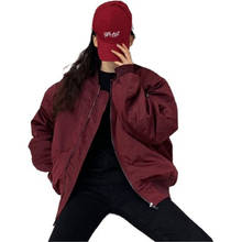 Chaqueta de béisbol holgada para mujer, abrigo Bomber, uniforme de moda, N304, primavera y otoño, novedad de 2020 2024 - compra barato