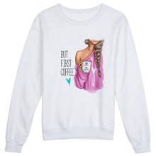 Sweatshirt Women But Fist Coffee Super Mom Pullover Streetwear Hoodie 2021 Instagram Fashion Clothes Y2k Grunge Aesthetic 2024 - buy cheap