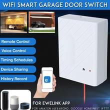 Interruptor inteligente wi-fi para abrir porta de garagem, controle remoto para ewelink, celular, suporta alexa, google home 2024 - compre barato