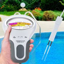 Qualidade da água portátil tester digital medidor de ph piscina qualidade da água tester cl2 nível cloro instrumentos medição 2024 - compre barato
