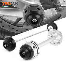 Motorcycle Front & Rear Axle Fork Sliders Crash Protector Guard Wheel Cap For BMW R NineT R1200R 2013 2014 2015 2016 2017 2018 2024 - buy cheap