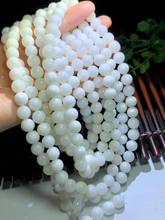 8mm Quality Sea Jade Rank Tridacna Bracelet Giant Clam Mala Bead Hanging Bangle 108 Bead Rosary Churinga 2024 - buy cheap