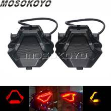 Luz LED trasera para motocicleta, lámpara indicadora de señal de giro trasero de freno para Yamaha YZF, R3, R25, Y15ZR, MT-07, FZ07, LC150 2024 - compra barato