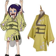Disfraz de Anime de One Piece Otama, Kimono, Cosplay, Halloween, Navidad 2024 - compra barato