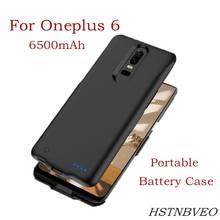 6500mAh Slim Battery Charger Case for Oneplus 6 Battery Cover Slim External Power Bank Backup shockproof Charging Back Cover 2024 - buy cheap