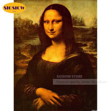 Pintura de diamante 5D DIY Da Vinci, Mona Lisa, bordado de diamantes cuadrados y redondos, mosaico de punto de cruz, Kit Vintage, decoración del hogar 2024 - compra barato