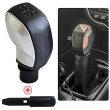 Car Gear Stick Shift Knob MT 5 Speed Chrome ABS For Peugeot 106 206 306 406 107 207 307 407 308 2008 3008 For Citroen C2 C3 C4 2024 - buy cheap