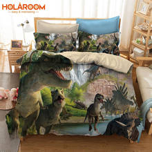 Cartoon Dinosaur Bedding Set 3d Printing Duvet Cover Sets Single/Double/Queen/King Duvet Cover with Pillowcase Home Bedding Set 2024 - buy cheap