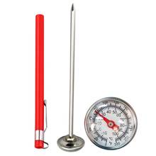 Mechanical Meat Milk Thermometer 5" Stainless Steel Probe Kitchen Food Thermometer for Turkey BBQ C7AC 2024 - buy cheap