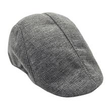 Boina masculina de verão, chapéu de viseira, malha, corrida, esporte, casual, respirável, boina plana, boné plano, 9 cores, beret # t2 2024 - compre barato