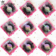 Fake Lashes Mink 25mm 3D Full Strip Eyelashes Wholesale False Eyelashes Packaging Fluffy Lashes Vendors Mink Eyelashes In Bulk 2024 - buy cheap