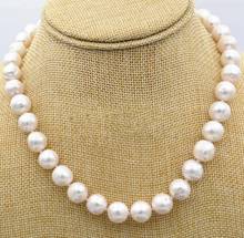 Collar redondo de perla blanca de Mar del Sur, 9-10MM, 18 pulgadas, envío gratis 2024 - compra barato