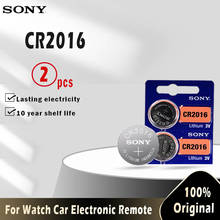2pcs FOR SONY CR2016 Button Batteries 3V CR 2016 LM2016 BR2016 DL2016 Cell Coin Lithium Battery For Watch Electronic Toy Remote 2024 - buy cheap