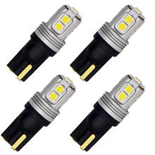 4x w5w led t10 194 168 w5w luzes de folga dia luz tag luzes led farol 3030 10smd 2024 - compre barato