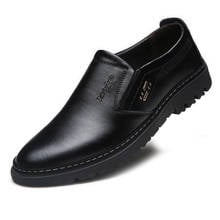 QFFAZ Genuine Leather Men Soft Leather Shoes Slip On Men Loafers Genuine Leather Luxury Brand Men Casual Shoes Flats Moccasins 2024 - buy cheap