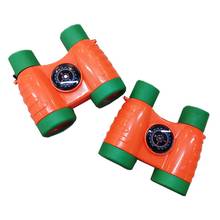 4x30 Kids Binoculars Plastic Children Colorful Lightweight Telescope Gift for Kids Compact Eyepiece with Compass Outdoor Toys 2024 - buy cheap