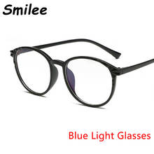 Gafas transparentes redondas de luz azul, Marcos ópticos de PC para mujer y hombre, gafas para juegos de ordenador, lentes transparentes, gafas Vintage 2024 - compra barato