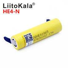 LiitoKala HE4 18650 2500mAh Li-lon Battery 18650 3.7V Power Rechargeable batteries Max 20A,35A discharge + Nickel sheet 2024 - buy cheap