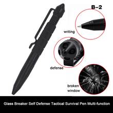 Alta qualidade defesa pessoal caneta tática auto defesa caneta ferramenta multiuso aviação alumínio anti-skid portátil 2024 - compre barato