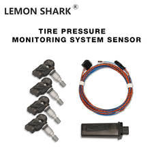 LEMON SHARK-sistema de alarma de seguridad para coche, Sensor de supervisión de presión de neumáticos, TPMS, MQB, para Golf 5Q0907275B, 4 Uds. 2024 - compra barato