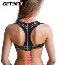 Getinfit Upper Back Posture Corrector Adjustable Clavicle Brace Correct Shoulder Posture Support Strap Clavicle Correction Belt 2024 - buy cheap