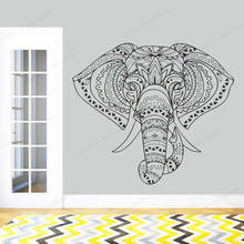 Boho Elephant Wall Decal India Thailand Buddhist Wall Decor Sticker For Bedroom Art Removable wall Sticker For Living Room HD289 2024 - buy cheap