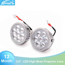 3.0‘’ LED high beam Projector Lens Demon Eyes White Red Blue H1 H4 H7 9005 9006 base for Car Lights Accessories Retrofit 2024 - buy cheap