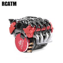 Classic V8 LS7 Simulated Engine Motor Fan Radiator For 1/10 RC Crawler Car Traxxas TRX4 TRX6 G500 SCX10 Rc4wd D90 VS4 Upgrade 2024 - buy cheap