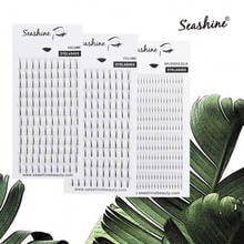 Seashine Long Stem Eyelashes Extensions 2D 3D 4D 5D 6D 7D Premade Fans 1 Tray Private Label Russian Volume Lash Premade Fans 2024 - buy cheap