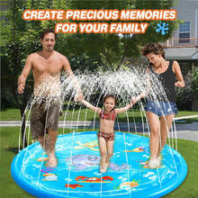 100 cm Inflatable Spray Water Cushion Summer Kids Play Water Mat Lawn Games Pad Sprinkler Play Toys Outdoor Tub Swiming Pool Toy 2024 - buy cheap