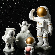 Figure Astronaut Action Resin Hug Astronaut Ornament Vintage Figurines Modern Home Decoration Accessories for Living Room 2024 - buy cheap