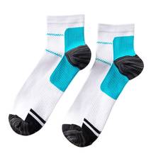 Girl Fashion Foot Anti-fatigue Socks Ladies Ankle Sprain Protection Sports Compression Women Socks 2024 - buy cheap