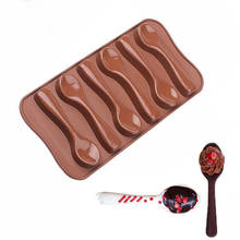 Molde de silicone de chocolate, ferramenta de confeitaria e gelatina 2024 - compre barato