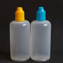 Botella vacía de plástico con cuentagotas de 100 ml, con tapa a prueba de niños y Punta larga de aguja, para líquido E de 100 ml, envío rápido 2024 - compra barato