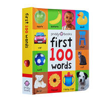 New Hot 24 Pages Book for Kids Early Education First 100 Words In English Hardcover Board Book Children English Picture Books 2024 - buy cheap