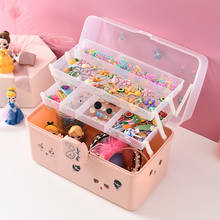 Children's Hair Accessories Storage Box Girl Baby Rubber Band Headdress Desktop Finishing Dressing Artifact Cute Jewelry Box 2024 - buy cheap