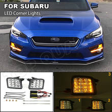 For 2015-2017 Subaru WRX STI Limited Turbo Base Premium Clear Lens LED Dynamic Turn Signal Light Indicator Lamp Corner Light 2024 - buy cheap