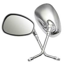 For Honda Shadow Spirit 750 1100 VTX1300 VTX1800 Chrome Motorcycle Mirrors 10MM 2024 - buy cheap