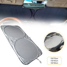 160 X 86cm Car Sunshade Sun Shade Front Rear Window Film Windshield Visor Cover UV Protect Reflector Car-styling High Quality 2024 - buy cheap