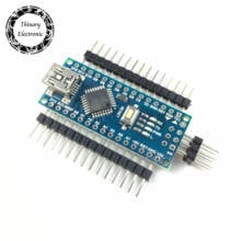 Контроллер Nano Atmega168 20 шт./лот, совместимый с arduino nano Atmega168P CH340 CH340C, сменный драйвер USB CH340G, без кабеля 2024 - купить недорого