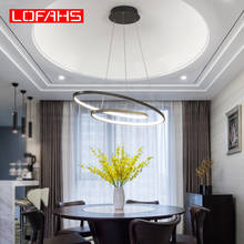 Lofahs-lustre pingente de led, luminária moderna para quarto, sala de estar, sala de jantar, escritório, criativa, lustra 2024 - compre barato