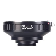 K&F Concept Mount Adapter for Pentax PK Lens to CCTV Industrial Monitoring Series C Mouth Thread Camera Body 2024 - buy cheap