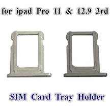 Soporte de tarjeta Sim Original para iPad Pro 11, 2018 Pro, 12,9 pulgadas, 3rd 2018, bandeja de ranura para tarjeta Sim, reemplazo gris y plateado, 5 uds. 2024 - compra barato