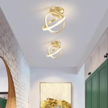 Simple Modern led ceiling lights for corridor balcony aisle lamp bedroom Golden Creative lamparas de techo 110-260V ceiling lamp 2024 - buy cheap