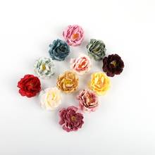 10 peças falso peônia diy presentes caixa de pulso nupcial flor corsage material casamento decorativo flor decoração para casa flores artificiais 2024 - compre barato