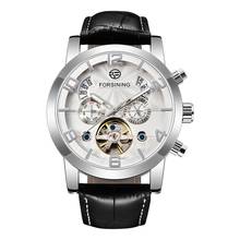 FORSINING Fashion Business Mechanical Automatic Watch Date Week Display Mens Watches Luminous Waterproof Tourbilion Male Clock 2024 - buy cheap