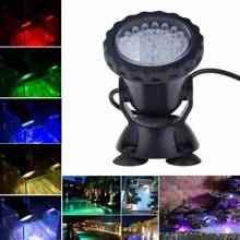 Luces subacuáticas RGB para jardín, estanque, acuario, lámpara de pecera, luz de escenario, 36 LED, 7 colores 2024 - compra barato